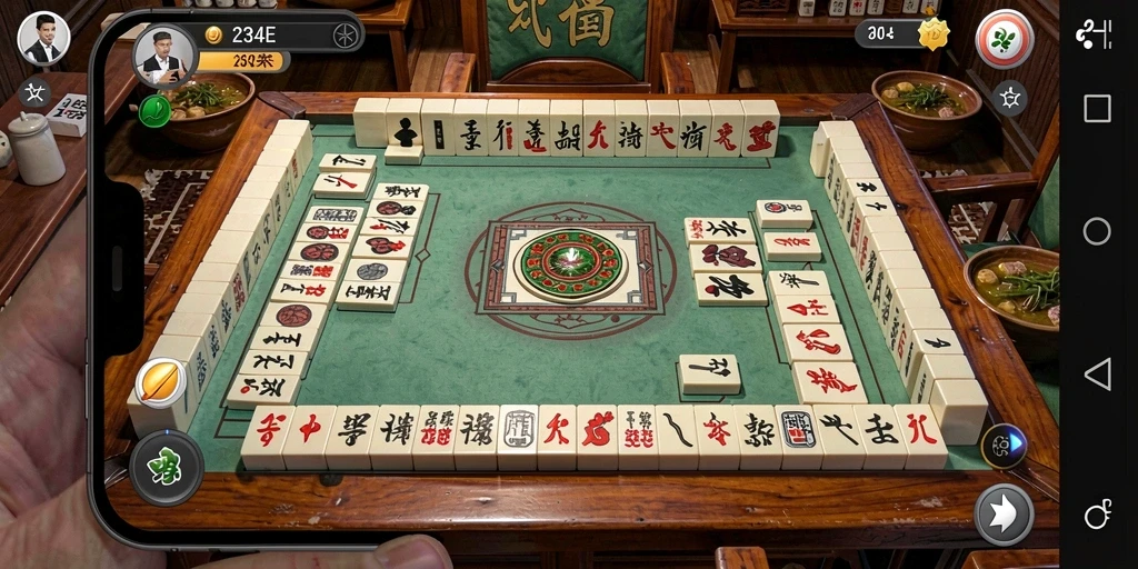 Gameplay seru dari game Mahjong 234E dengan desain menarik.