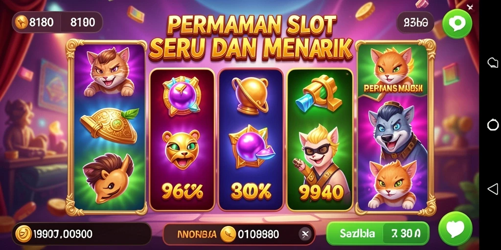 Tampilan gameplay Slot yang seru dan menghibur di 8180.