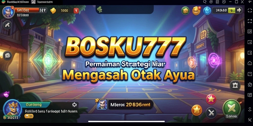 Tampilan screenshot BOSKU777 yang menunjukkan momen strategis yang intens.
