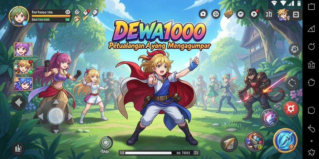 Tampilan menarik dari gameplay DEWA1000 yang penuh aksi.