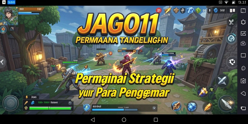 Tampilan gameplay <strong>JAGO11</strong> yang menonjolkan elemen strategi yang mendalam.