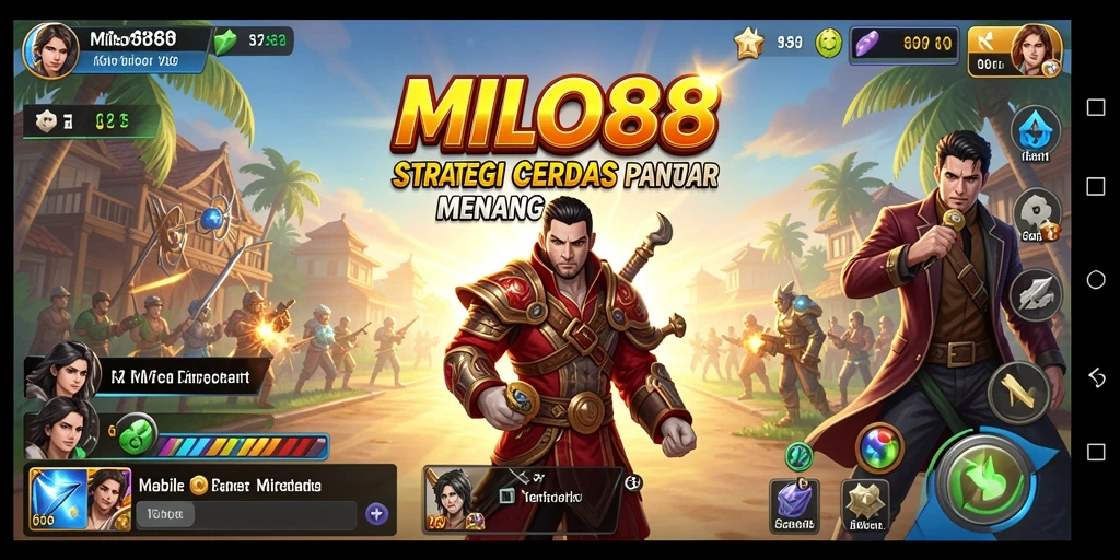 Tampilan gameplay menarik dari MILO88 yang menyajikan pertempuran strategis.