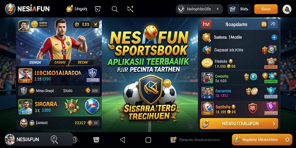 Tampilan gameplay yang menarik dari aplikasi Sportsbook NESIAFUN.
