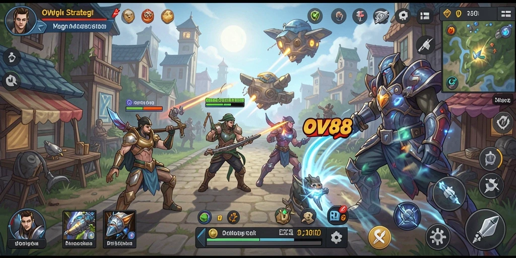 Tampilan gameplay OVO88 yang penuh tantangan dan strategi.