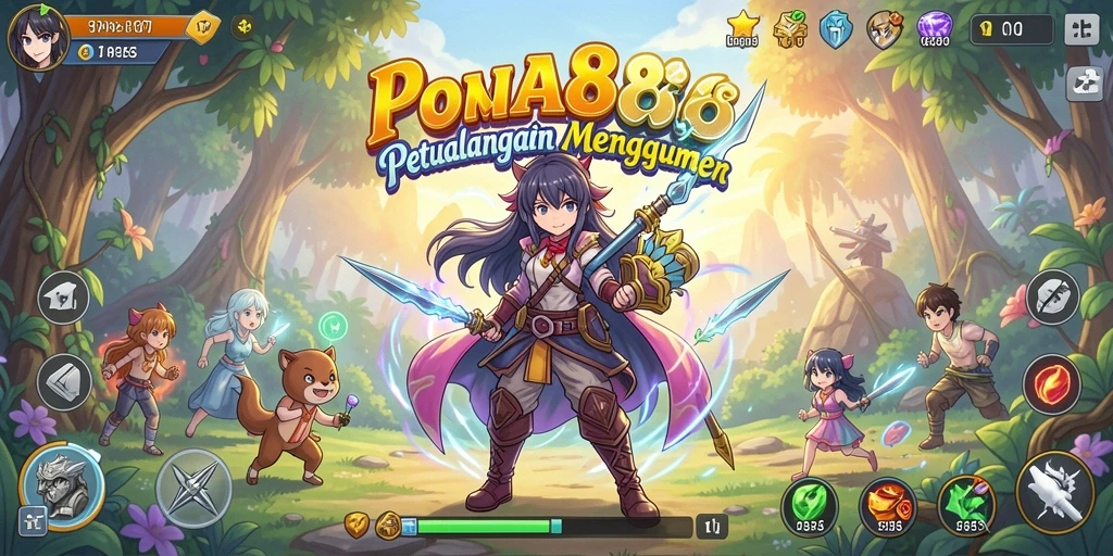 Gameplay seru POA88 dengan karakter Anime menarik.