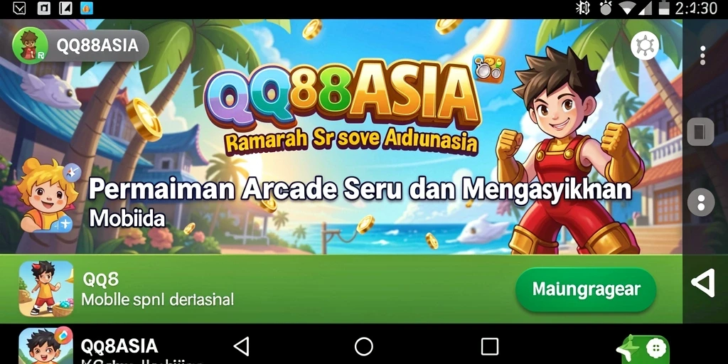 Tampilan gameplay menegangkan di QQ88ASIA dengan aksi seru.