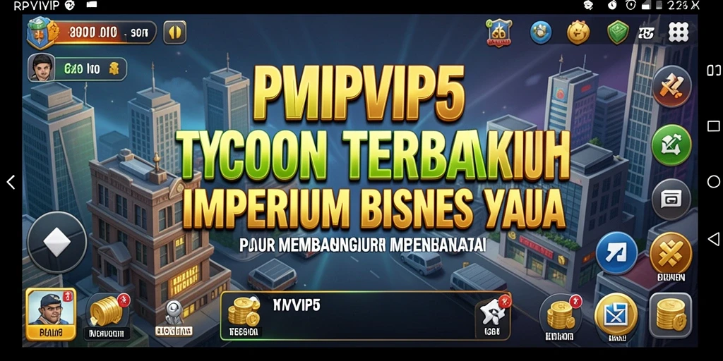 Tampilan gameplay RPVIP5 yang menarik dan interaktif di dunia Tycoon.
