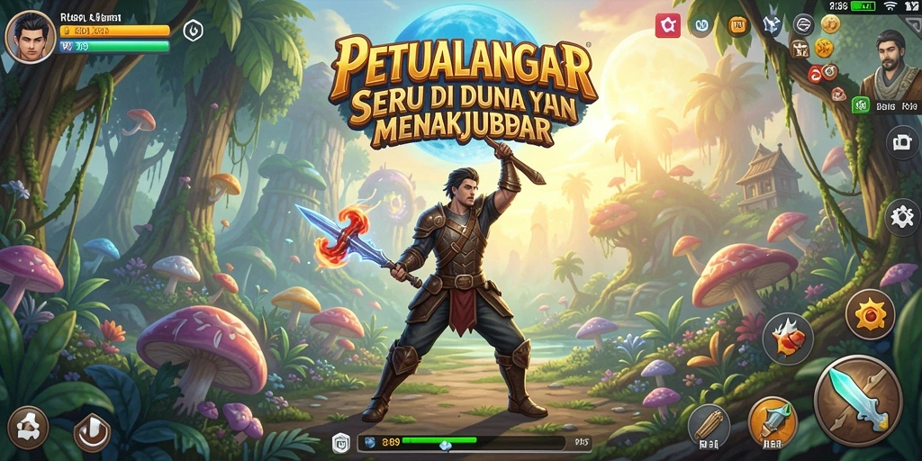 Screenshot utama RR89 menampilkan aksi seru dalam petualangan.