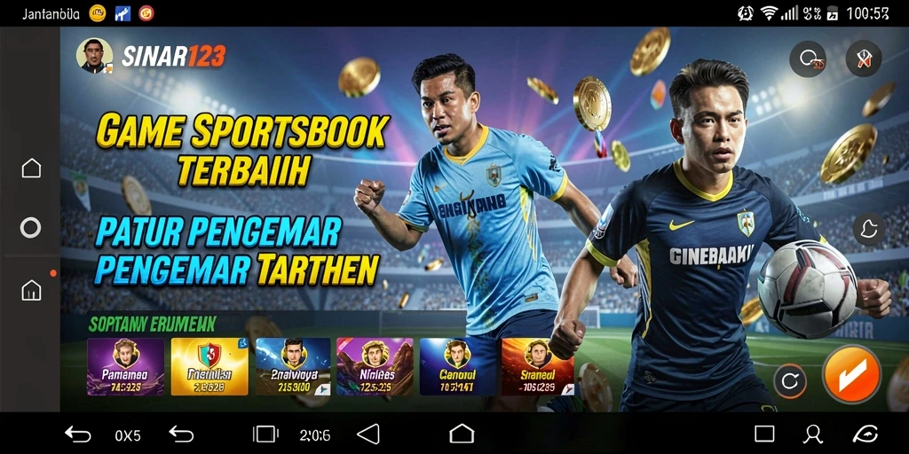 Tampilan utama gameplay <strong>SINAR123</strong> yang menarik dan interaktif.