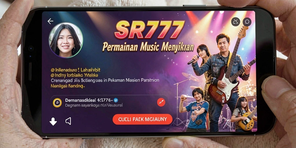 Tampilan menarik gameplay SR777 dengan berbagai lagu yang memukau.
