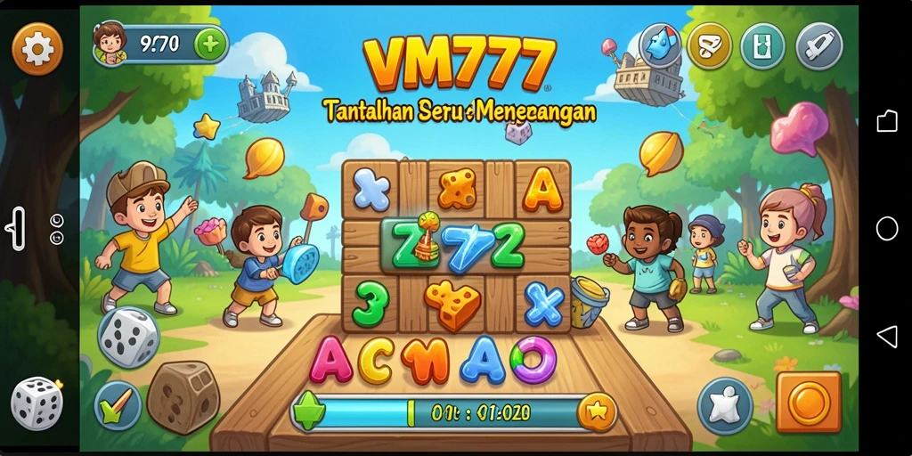 Tampilan gameplay VM777 yang menarik dan penuh tantangan Puzzle.