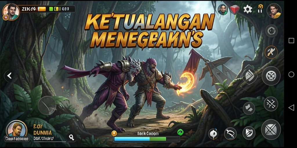 Gameplay ZK6 menampilkan petualangan seru di dunia yang menantang.
